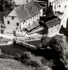 Steg zwischen der Herrenmühle und der Saaleinsel (Bildarchiv Leidner)